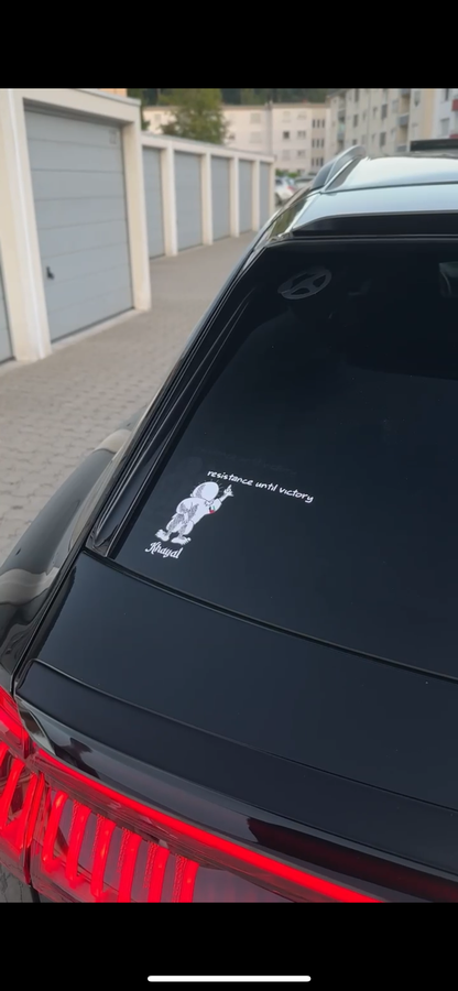 "RESISTANCE UNTIL VICTORY" DECAL