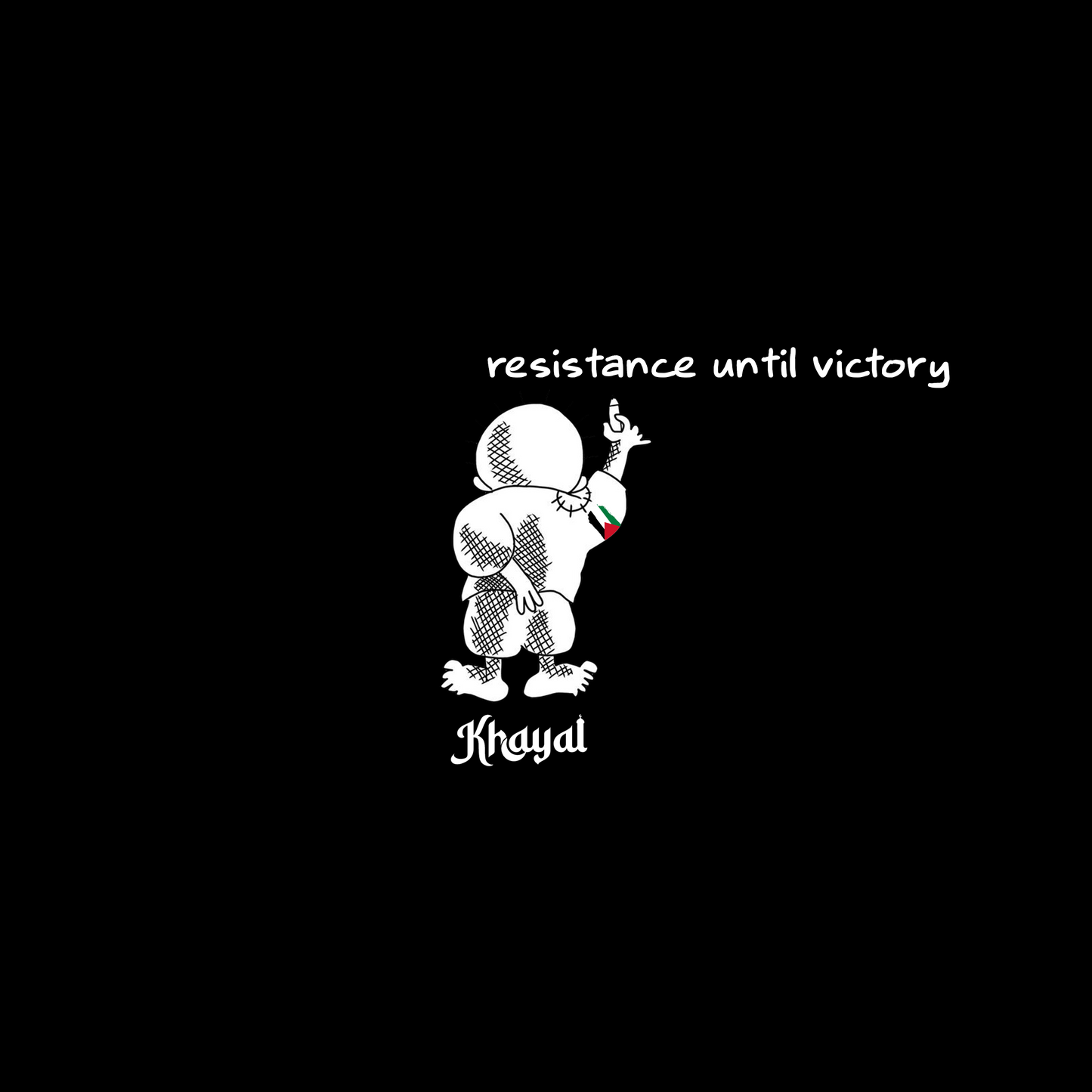 "RESISTANCE UNTIL VICTORY" DECAL