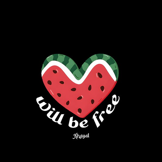 "WILL BE FREE" WATERMELON DECAL